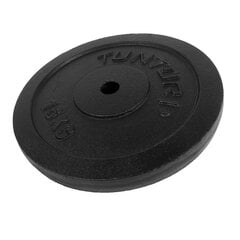 Весовой диск Tunturi 15 кг, чугун цена и информация | Гантели, гири, штанги | 220.lv