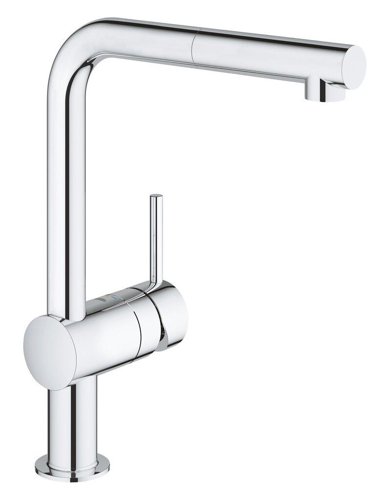 Grohe Minta virtuves jaucējkrāns ar izvelkamu dušu un par 360° rotēšanas diapazonu 32168000 цена и информация | Ūdens maisītāji virtuvei | 220.lv