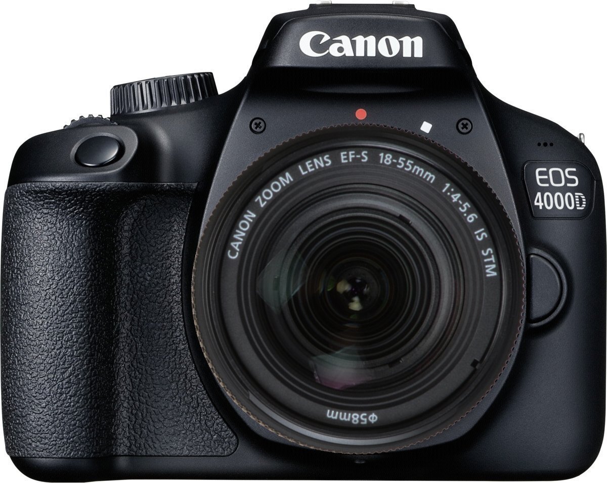 Canon EOS 4000D + EF-S 18-55mm f/4-5.6 IS STM цена и информация | Digitālās fotokameras | 220.lv