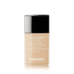 Основа для макияжа Chanel Vitalumiere Aqua 30 мл, 40 Beige цена и информация | Пудры, базы под макияж | 220.lv