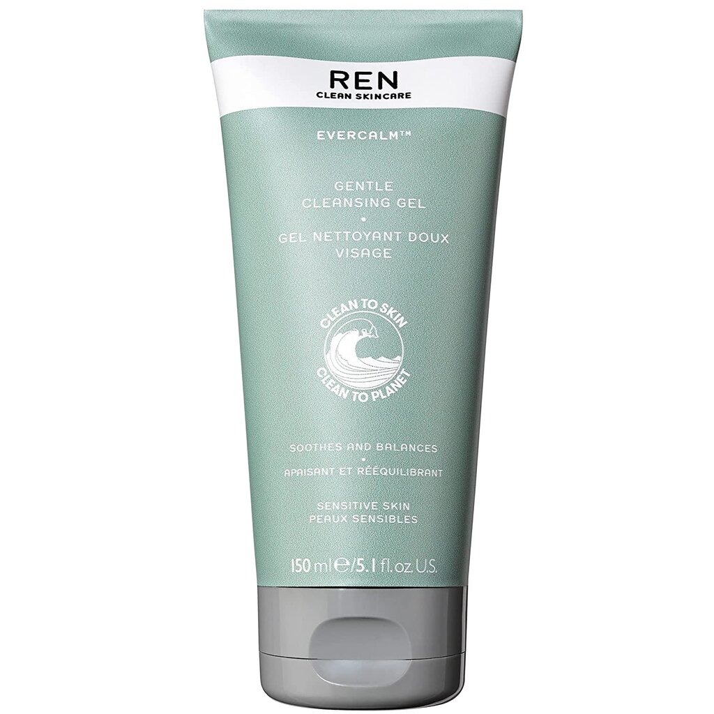 Attīroša sejas želeja Ren Clean Skincare Evercalm Gentle Cleansing Gel 150 ml cena un informācija | Sejas ādas kopšana | 220.lv