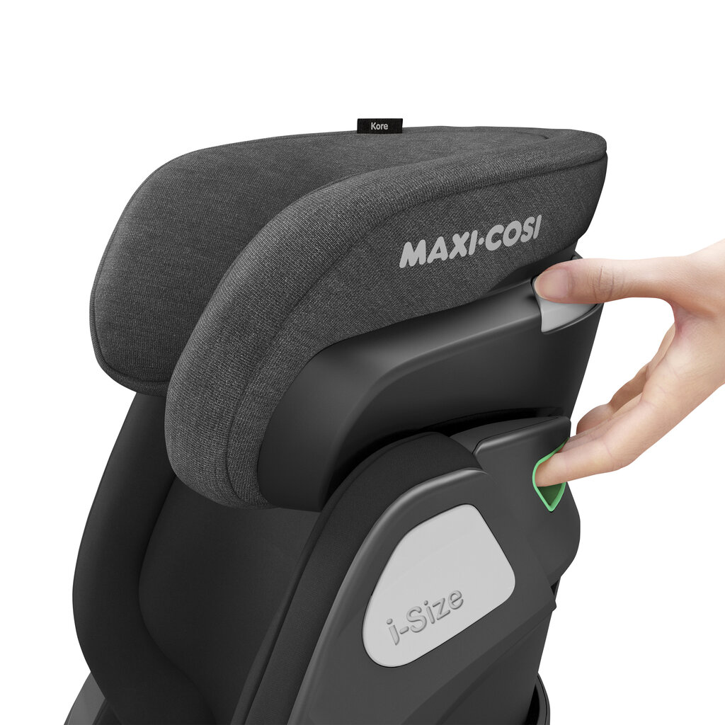 Maxi Cosi autokrēsliņš Kore i-Size, Authentic black cena un informācija | Autokrēsliņi | 220.lv