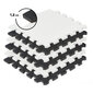 Puzle-paklājs Kinderkraft Luno, 30 daļas, black-white cena un informācija | Attīstošie paklājiņi | 220.lv