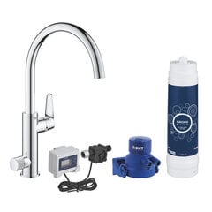 Grohe Blue Pure Duo jaucējkrāna komplekts ar ūdens filtru cena un informācija | Ūdens maisītāji virtuvei | 220.lv