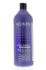 Dzeltenu toņu neitralizējošs šampūns gaišiem un blondiem matiem Redken Color Extend Blondage 1000 ml cena un informācija | Šampūni | 220.lv