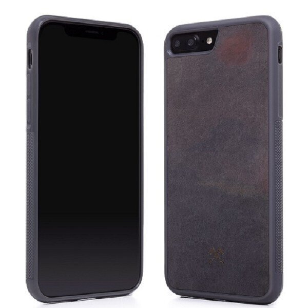 Woodcessories Stone Collection EcoCase iPhone 7/8+ volcano black sto005 cena un informācija | Telefonu vāciņi, maciņi | 220.lv