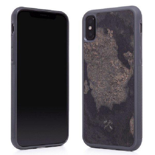 Woodcessories Stone Collection EcoCase iPhone X(s) camo gray sto010 cena un informācija | Telefonu vāciņi, maciņi | 220.lv