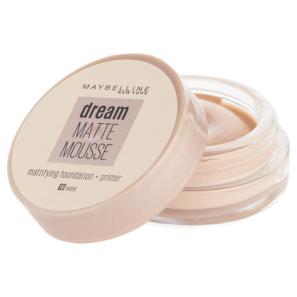 Grima pamats Maybelline Dream Matte Mousse SPF15 18 ml cena un informācija | Grima bāzes, tonālie krēmi, pūderi | 220.lv