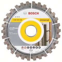 Алмазный диск Bosch Best for Universal 125 х 22,23 мм цена и информация | Механические инструменты | 220.lv