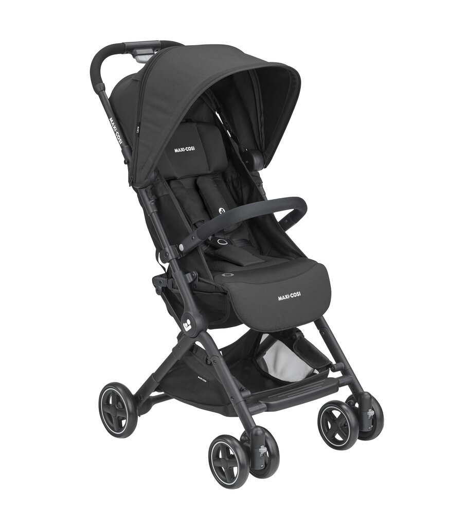 Maxi Cosi sporta rati Lara, Essential black cena un informācija | Bērnu rati | 220.lv