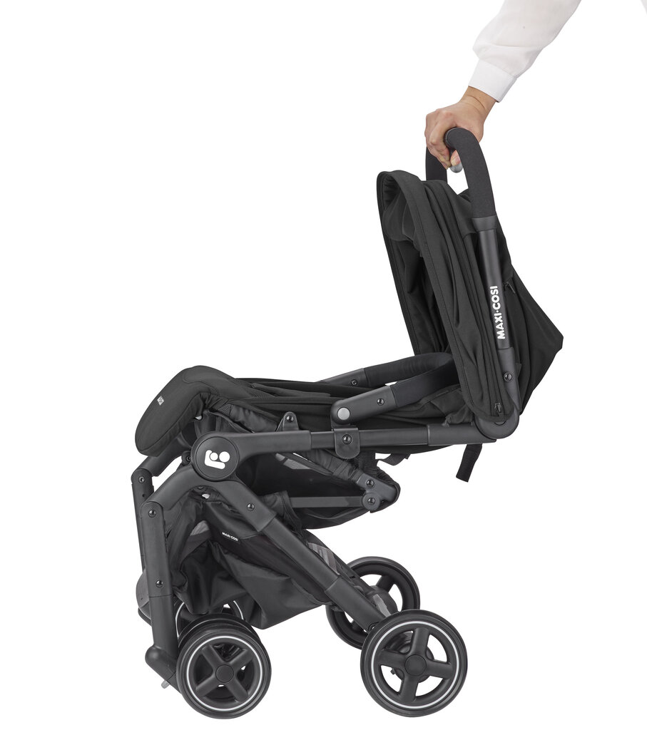 Maxi Cosi sporta rati Lara, Essential black cena un informācija | Bērnu rati | 220.lv