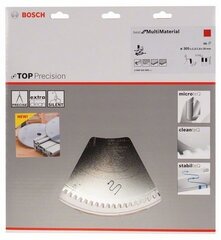 Bosch griešanas disks Top Precision Best for Multi Material 305 x 30mm cena un informācija | Dārza tehnikas rezerves daļas | 220.lv