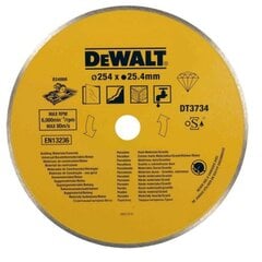 Dimanta disks Dewalt 250x25,4mm DT3734 cena un informācija | Slīpmašīnas | 220.lv