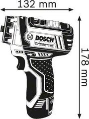 Аккумуляторная дрель-шуруповерт Bosch GSR Professional цена и информация | Шуруповерты, дрели | 220.lv