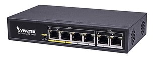 Vivotek 4xFE PoE + 2xFE UTP switch AW-FET-060C-065, 200m cena un informācija | Komutatori (Switch) | 220.lv