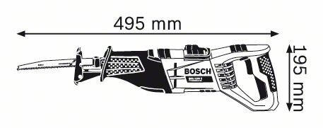 Elektriskais taisnais zāģis Bosch GSA 1100 E цена и информация | Zāģi, ripzāģi | 220.lv