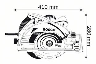 Ripzāģis Bosch GKS 85 G цена и информация | Пилы, циркулярные станки | 220.lv