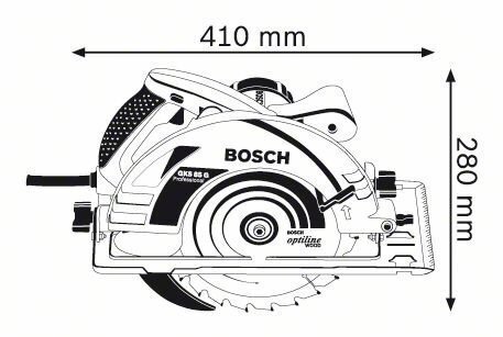 Ripzāģis Bosch GKS 85 G цена и информация | Zāģi, ripzāģi | 220.lv