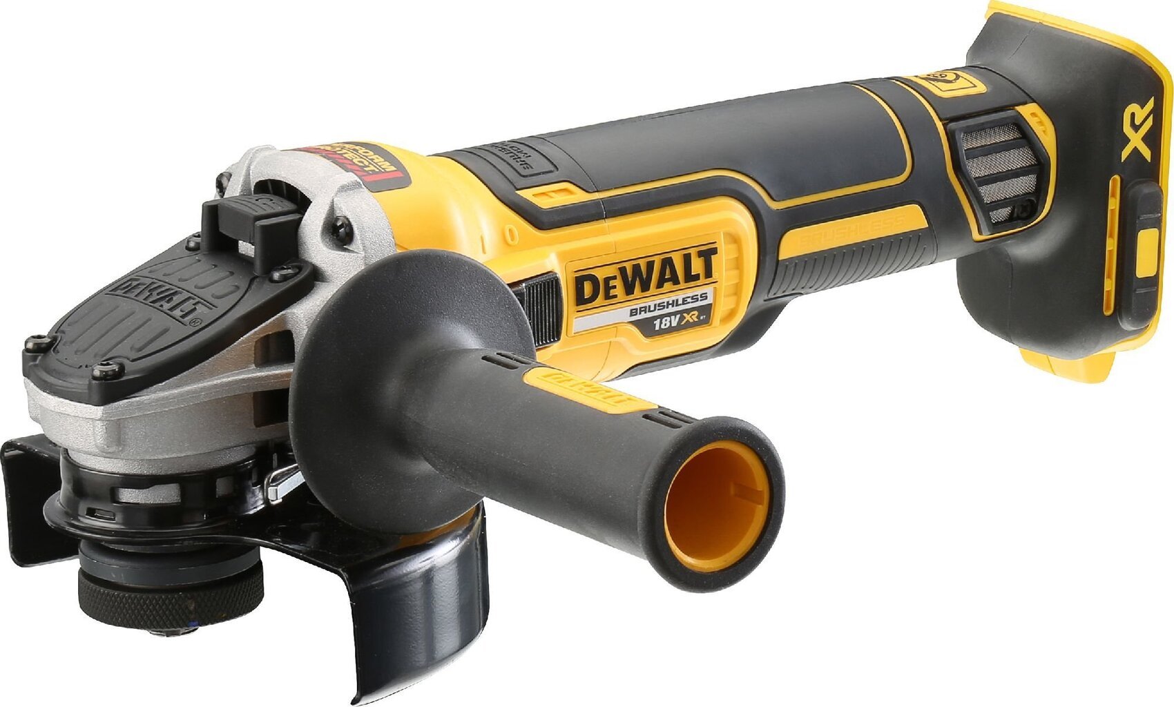 Akumulatora leņķa slīpmašīna DeWalt 125mm (DCG405NT) cena un informācija | Slīpmašīnas | 220.lv