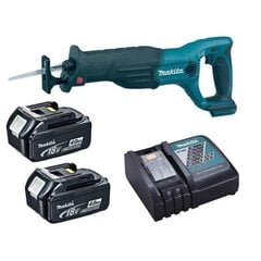 Akumulatora taisns zāģis Makita 18V 2 x 5Ah (DJR186RTE) цена и информация | Пилы, циркулярные станки | 220.lv