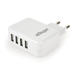 Gembird (EG-U4AC-02), 4XUSB, 3.1A цена и информация | Зарядные устройства для телефонов | 220.lv