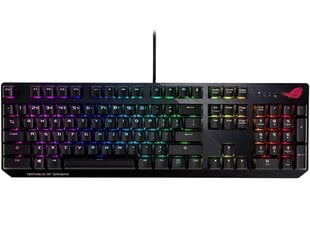 Spēļu tastatūra ASUS ROG Strix Scope, Melna цена и информация | Клавиатуры | 220.lv