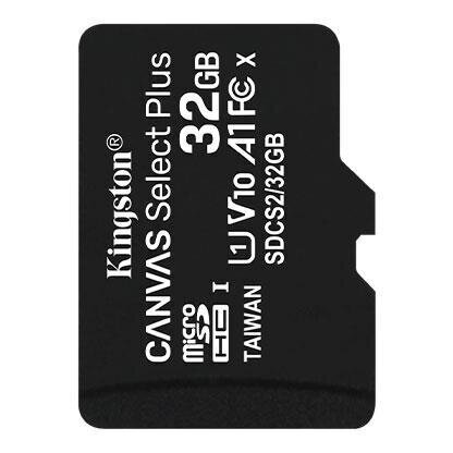 Kingston microSDHC 32GB Canvas Select Plus 100R цена и информация | Atmiņas kartes mobilajiem telefoniem | 220.lv