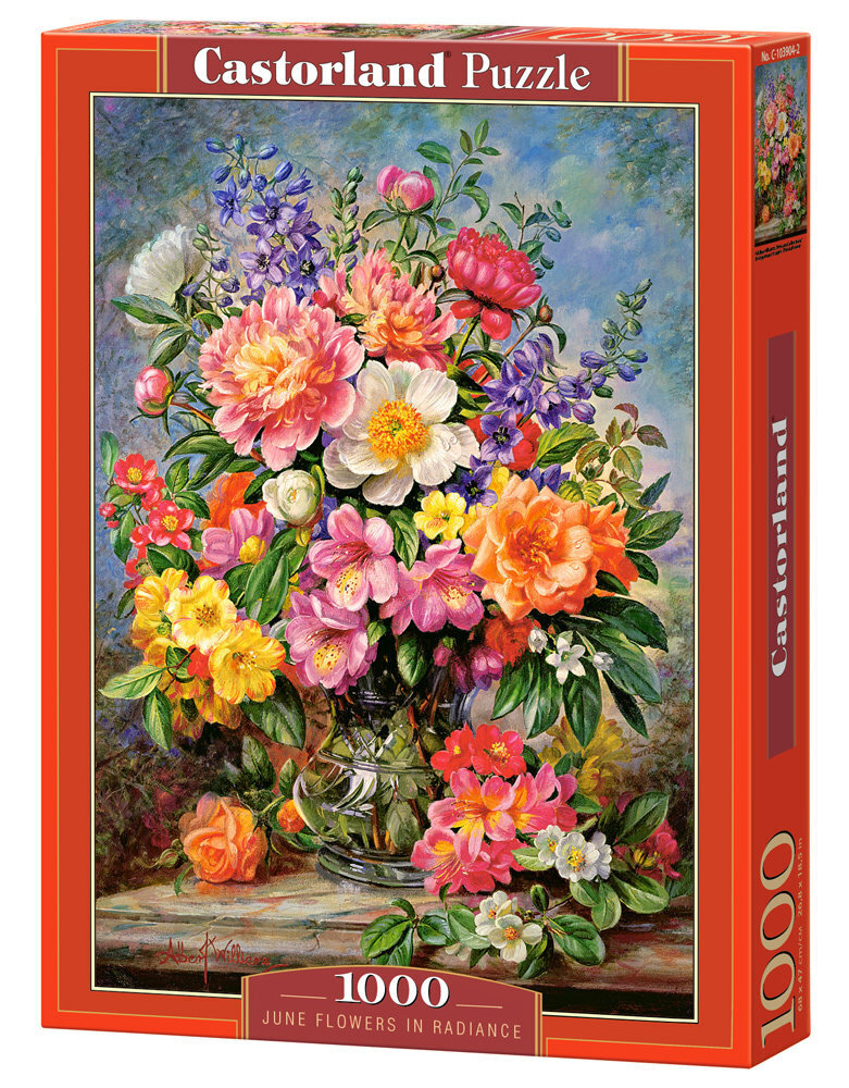 Puzle Puzzle Castorland June Flowers in Radiance, 1000 gab. цена и информация | Puzles, 3D puzles | 220.lv