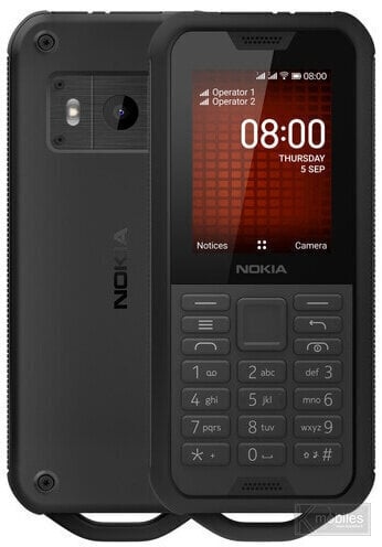 Nokia 800 (TA-1186) Dual SIM, Black цена и информация | Mobilie telefoni | 220.lv