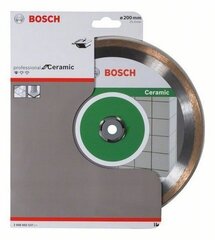 Алмазный диск Bosch Standard For Ceramic 200x25,4мм цена и информация | Механические инструменты | 220.lv