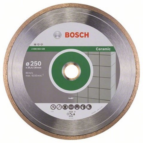 Dimanta disks Bosch Standard for Ceramic 250x25,40mm цена и информация | Rokas instrumenti | 220.lv