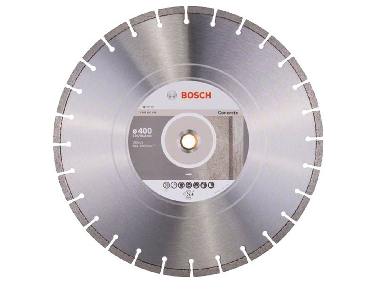 Dimanta disks Bosch Standard for Concrete 400 x 25,4mm цена и информация | Rokas instrumenti | 220.lv