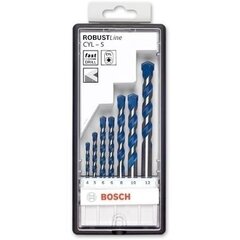 Urbju komplekts betonam Bosch 5 6 8 4mm cena un informācija | Rokas instrumenti | 220.lv