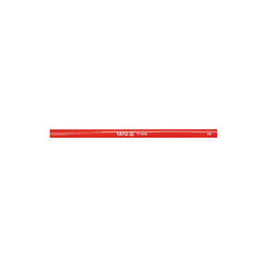 Galdniecības zīmulis HB 245mm, sarkans Yato (YT-6926) cena un informācija | Rokas instrumenti | 220.lv