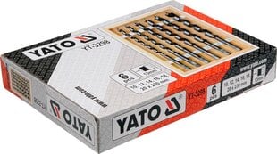 Набор спиральных сверл Yato (YT-3300), 6 шт. цена и информация | Механические инструменты | 220.lv