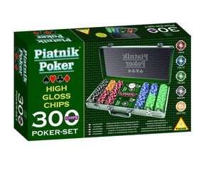 Pokera komplekts Piatnik 300 žetonu cena un informācija | Azartspēles, pokers | 220.lv