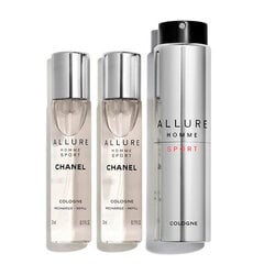 Tualetes ūdens Chanel Allure Homme Sport EDC vīriešiem 3 x 20 ml cena un informācija | Vīriešu smaržas | 220.lv