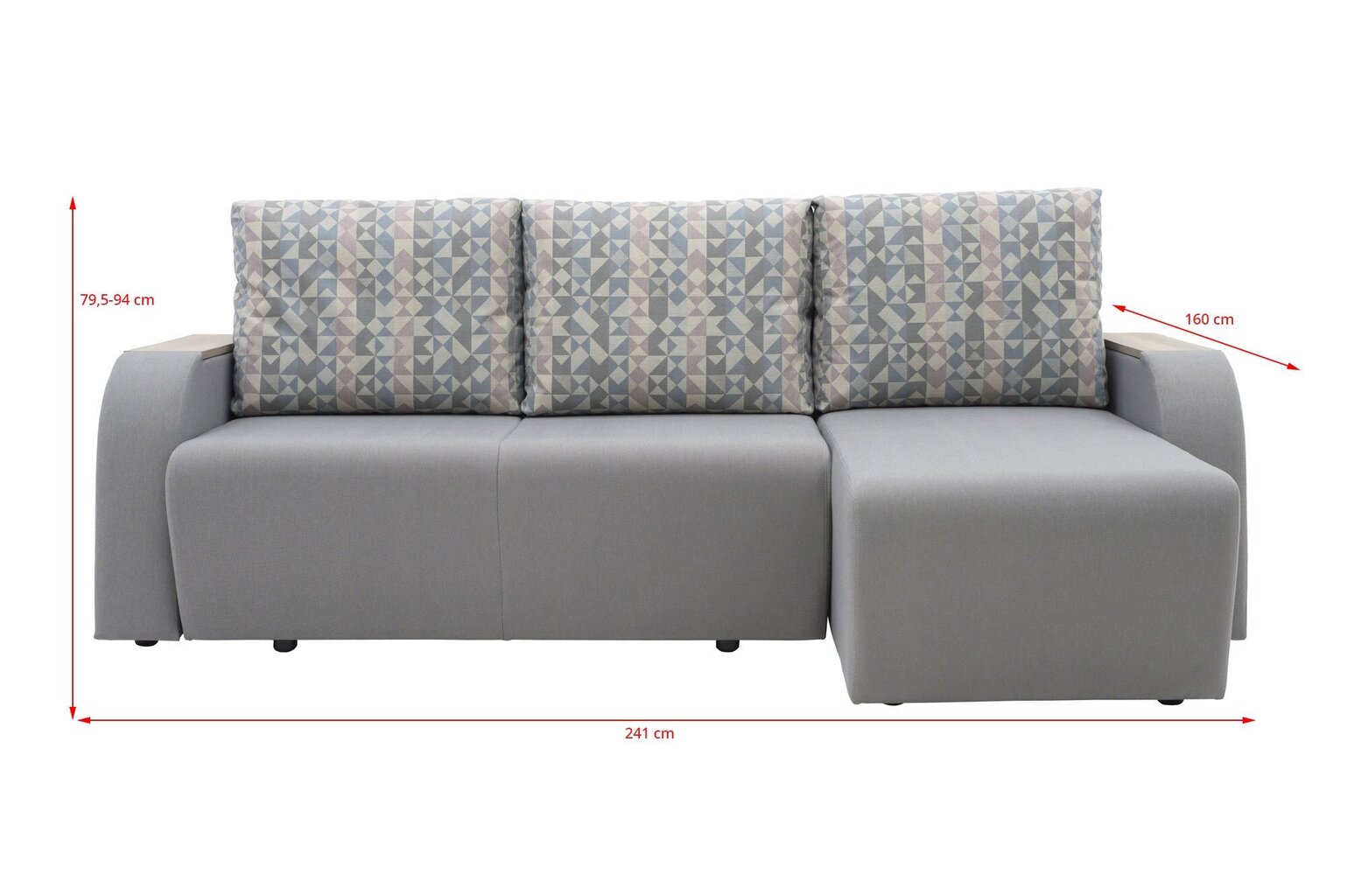 Universāls mīkstais stūra dīvāns Lauksva Marta, smilškrāsas cena un informācija | Stūra dīvāni | 220.lv