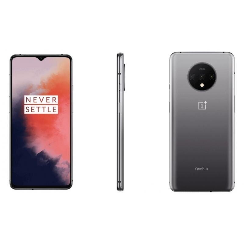 OnePlus 7T 128GB, Dual SIM, Frosted Silver cena un informācija | Mobilie telefoni | 220.lv