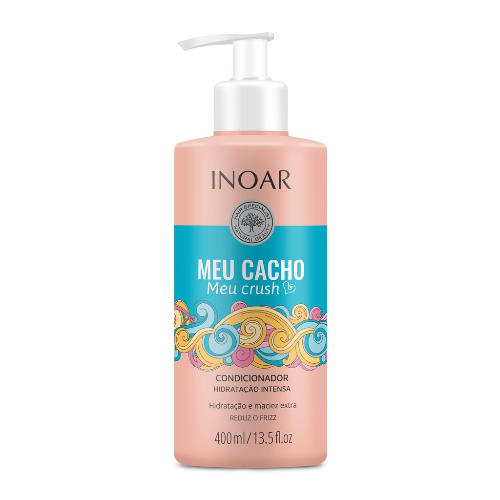 Kondicionieris cirtainiem matiem Inoar Meu Cacho Meu Crush Conditioner, 400 ml cena un informācija | Matu kondicionieri, balzāmi | 220.lv