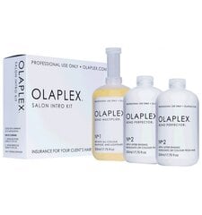 Matu atjaunojošo līdzekļu komplekts Olaplex Salon Into Kit, 3x525 ml цена и информация | Средства для укрепления волос | 220.lv