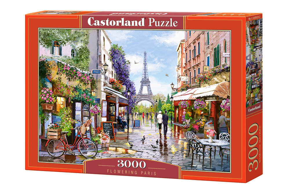 Puzle Puzzle Castorland "Flowering Paris", 3000 det. cena un informācija | Puzles, 3D puzles | 220.lv