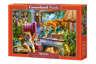 Puzle Puzzle Castorland "Tigers Comming to Life", 3000 det. cena un informācija | Castorland Rotaļlietas un spēles no 3 gadiem | 220.lv