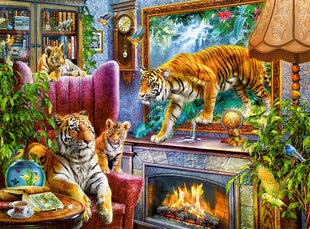 Puzle Puzzle Castorland "Tigers Comming to Life", 3000 det. цена и информация | Пазлы | 220.lv