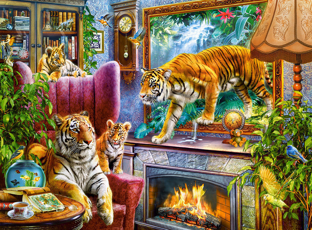 Puzle Puzzle Castorland "Tigers Comming to Life", 3000 det. цена и информация | Puzles, 3D puzles | 220.lv