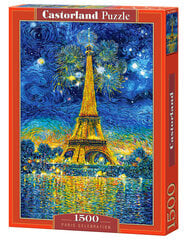 Puzle Puzzle Castorland, 1500 det. "Paris Celebration" цена и информация | Пазлы | 220.lv