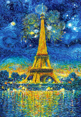 Puzle Puzzle Castorland, 1500 det. "Paris Celebration" цена и информация | Пазлы | 220.lv