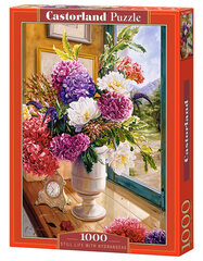 Puzle Puzzle Castorland Still Life with Hydrangeas, 1000 det. цена и информация | Пазлы | 220.lv