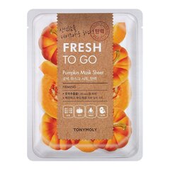 Укрепляющая листовая маска для лица TonyMoly Fresh To Go Pumpkin, 1 шт. цена и информация | Маски для лица, патчи для глаз | 220.lv