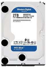 HDD WD BLUE 2TB 3.5” SATA WD20EZAZ цена и информация | Внутренние жёсткие диски (HDD, SSD, Hybrid) | 220.lv